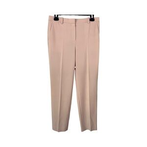 NWT Theory Treeca 4 Admiral Crepe Pants in Pink Salt | Size 2 | Retail $245